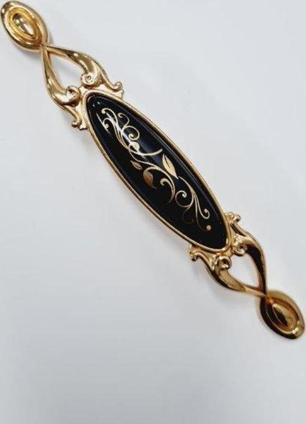 MİRAY 96 mm Metal Gold siyah desenli / 5 ADET - Image 1