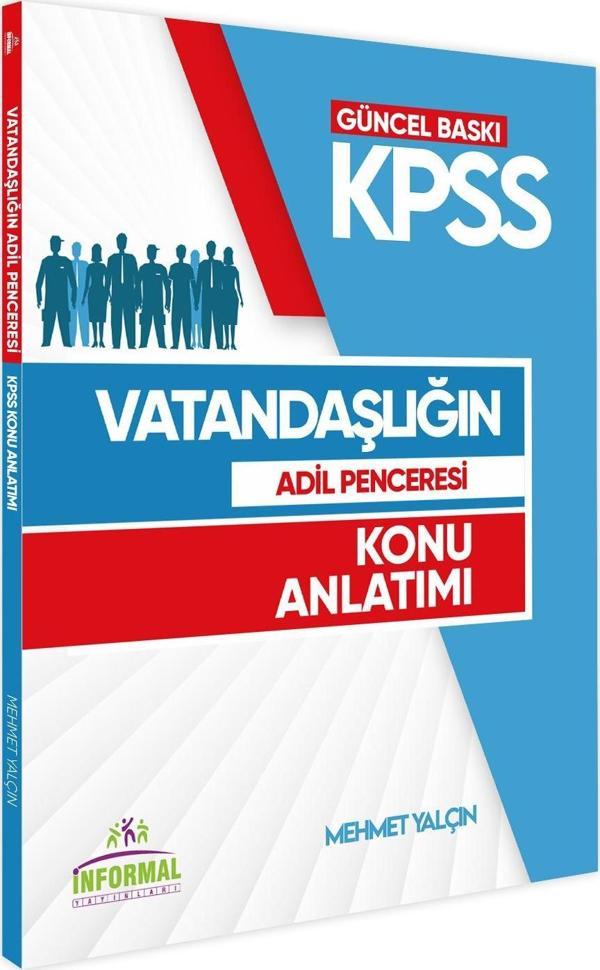 2025 İnformal Yayınları KPSS Vatandaşlık Adil Penceresi Konu Anlatım Kitabı Görsel/Pratik Notlar - Karakutu Yayınları - Image 1