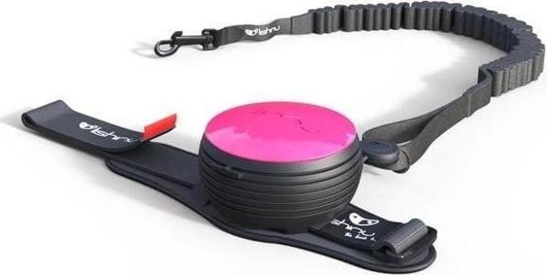 Lishinu Bungee Akıllı Köpek Gezdirme Tasması Pembe Large - Image 1