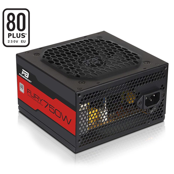 PowerBoost BST-ATX750WEU FURY ACTIVE PFC 750W  80+ GAMING PSU (BOX) - Image 1