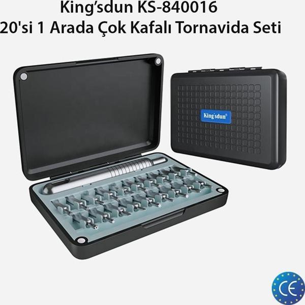 Kingsdun 20 si 1 Arada Manyetik Mini Tornavida Seti KS-840016 - Image 1