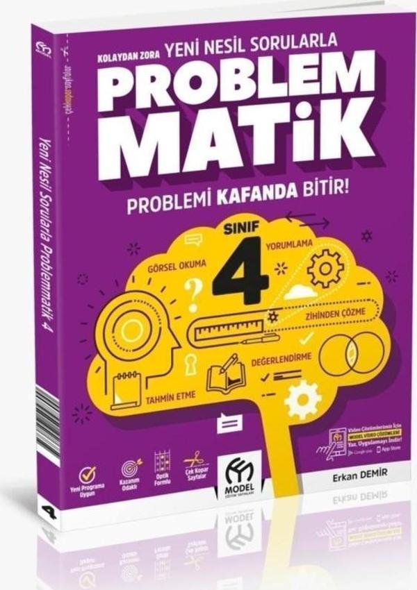 4. Sınıf Kolaydan Zora Yeni Nesil Sorularla Problemmatik - Model Yayınları - Image 1