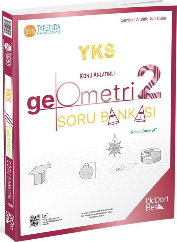 Üç  Dört Beş Yayınları Geometri 2. Kitap - Üç Dört Beş Yayınları - Image 1