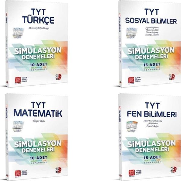 Tyt Branş Deneme Seti 4'lü Kitap - 3D Yayınları - Image 1