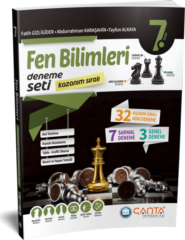 Çanta Yayınları  2025 7. Sınıf Fen Bilimleri Kazanım Sıralı Deneme Set - Çanta Yayınları - Image 1