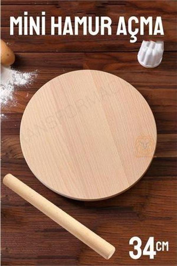 34 Cm Merdaneli Hamur Açma Masası - Image 1