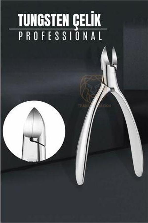 Pedikür Makası Tırnak Batık Makası Tungsten Çelik Profesyonel - Image 1
