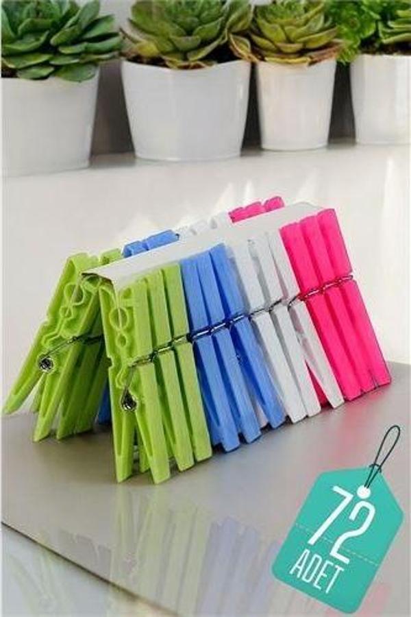 Findit Plastik Çamaşır Mandalı 72 Adet - Image 1