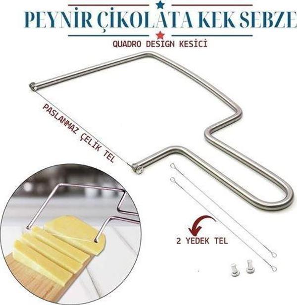 Findit Quadro Peynir Çikolata Kek Sebze Kesici Dilimleyici - Image 1