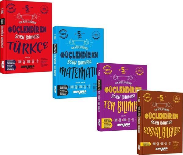 Ankara Yayıncılık 5.Sınıf Türkçe Matematik Fen ve Sosyal Bilimler Soru Bankası Seti 4 Kitap - Ankara Yayıncılık - Image 1