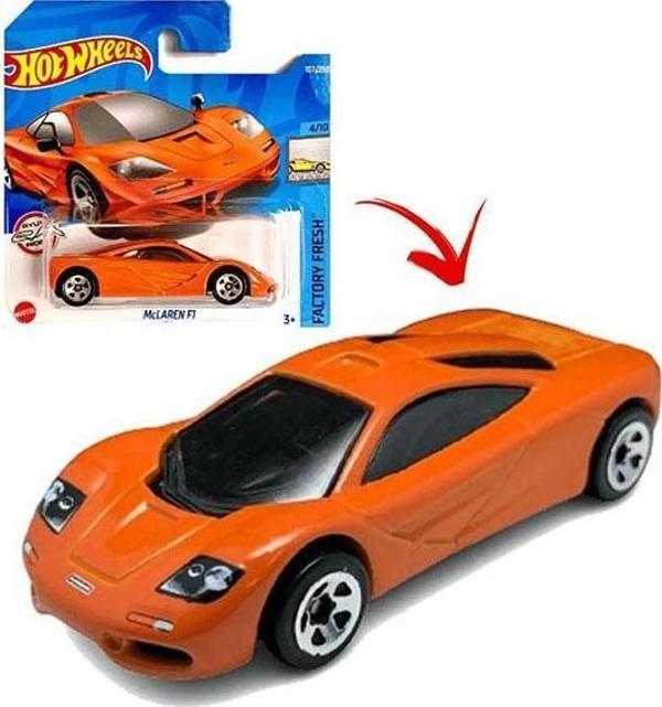 Hot Wheels - McLaren F1 - Turuncu (1/64) - Image 1