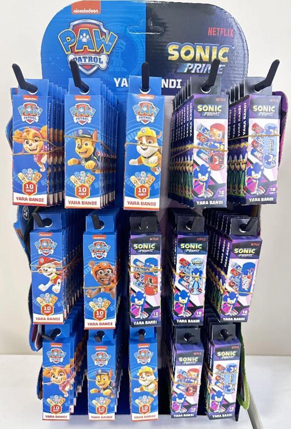 Paw Patrol Sonic Yara Bandı 120'li Stand - Image 1
