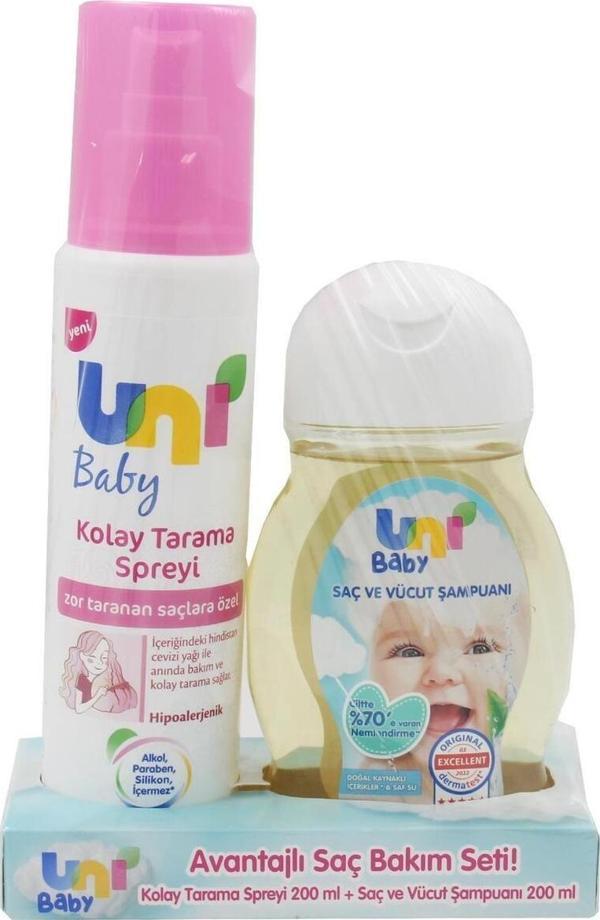 Kolay Tarama Spreyi 200 ml Saç Ve Vücut Şampuanı 200 ml - Image 1