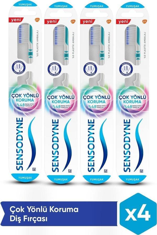 Sensodyne Çok Yönlü Koruma Diş Fırçası (4'Lü Paket) - Image 1