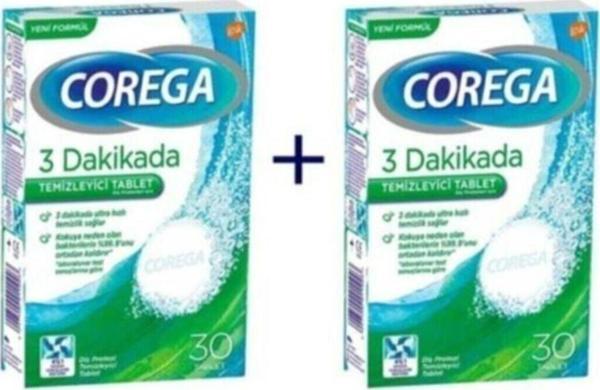 Corega Diş Protezi Temizleyici Tablet 30 Lu - 2 Adet - Image 1