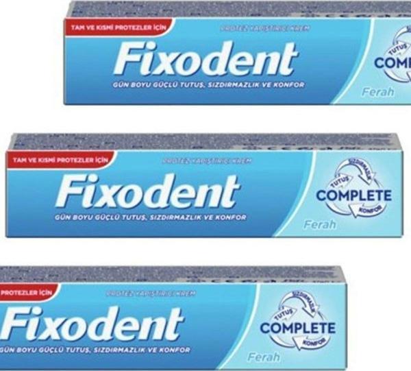 Fixodent Fıxodent Complate Fresh 47 Gr 3'Lü - Image 1