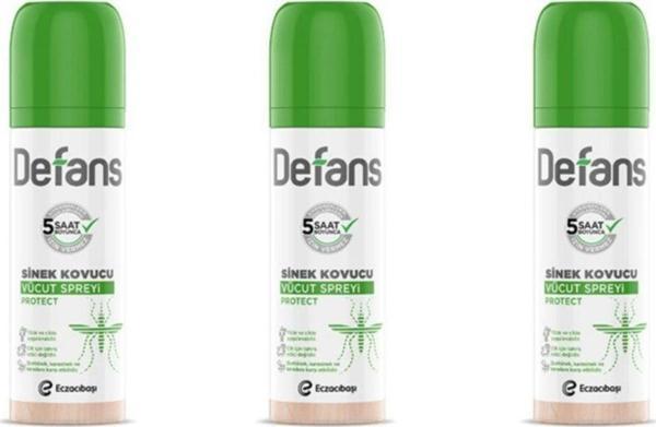 Detan Defans Protect Sinek Kovucu Vücut Spreyi 100 Ml 3 Adet - Image 1