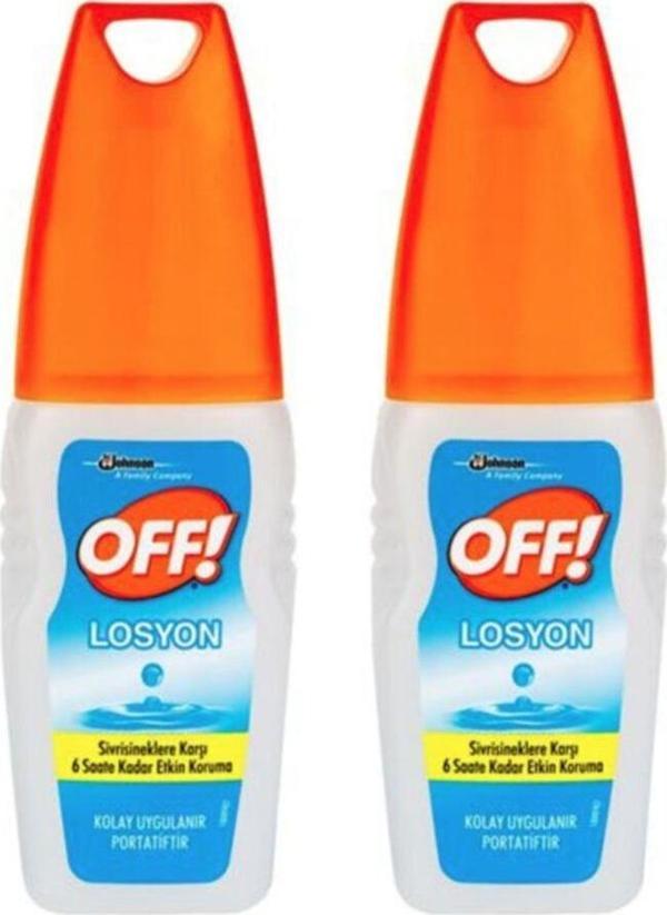 Raid Off Losyon 6 Saate Kadar Etkili Koruma Sinek Kovar 100 Ml X2 Adet - Image 1