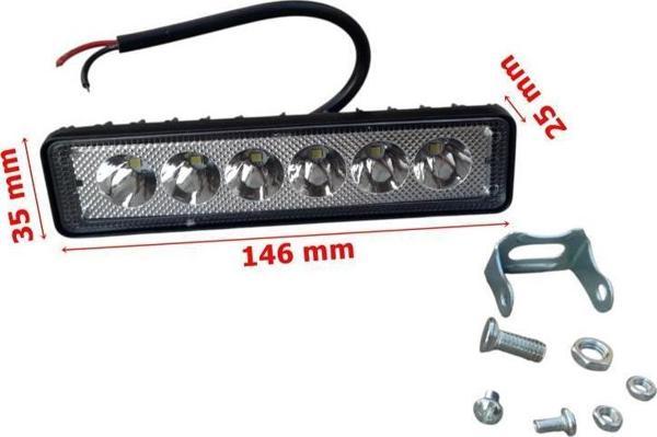 6 Ledli Lamba Uzun 10/30V 18W - Image 1