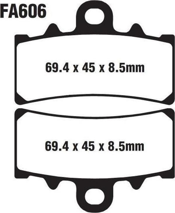 Bajaj Dominar 250-400 Ön Fren Disk Balatası Fa606 İth - Image 1