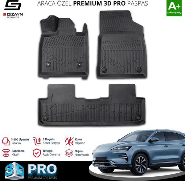 S-Dizayn BYD Seal U 3D Pro Havuzlu Paspas 2024 Üzeri A+ Kalite - Image 1