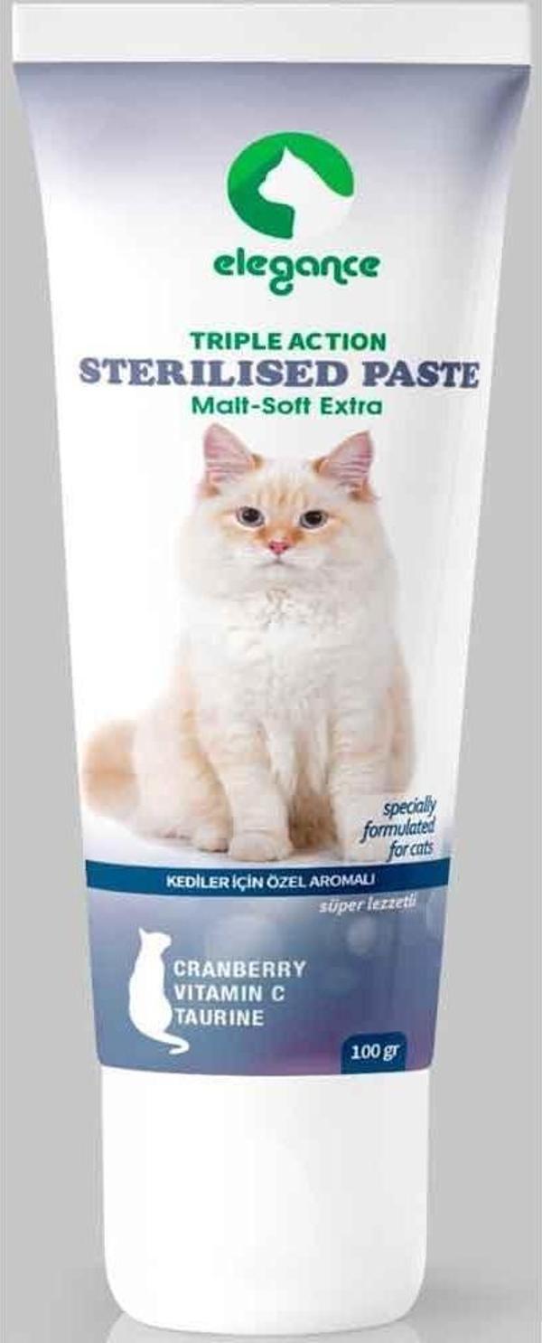 Elegance Sterilised Kısır Kedi Malt Macun 100gr - Image 1