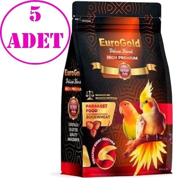 EuroGold Deluxe Blend Paraket Yemi Kara Buğday Katkılı 1 Kg 5 AD - Image 1