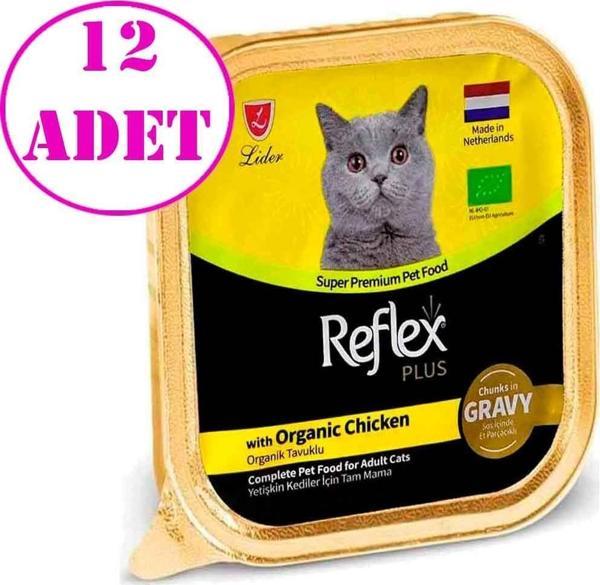 Reflex Plus Gravy Soslu Doğal Tavuklu Kedi Konservesi 85 Gr 12 AD - Image 1