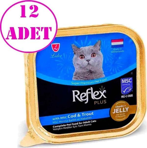 Reflex Plus Jöleli Morina Balıklı Kedi Konservesi 85 Gr 12 AD - Image 1