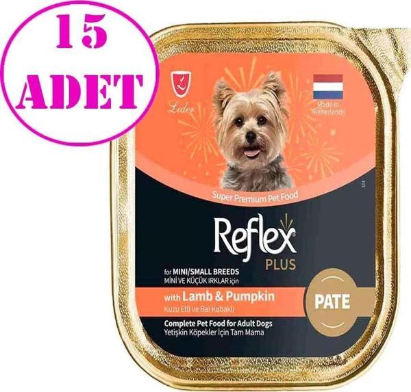 Reflex Plus Pate Kuzu Etli Balkabaklı Mini ve Küçük Irk Yetişkin Köpek Konservesi 85 Gr 15 AD - Image 1