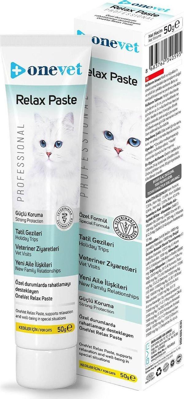 Relax Paste Macun 50 gr Stres Ve Anksiyete Azaltıcı Kedi Maltı - Image 1
