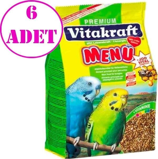 Vitakraft Menü Premium Muhabbet Kuşu Yemi 500 Gr 6 AD - Image 1