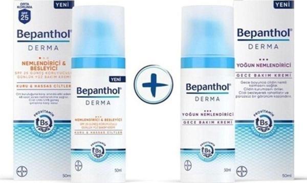 Bepanthol Derma Nemlendirici Besleyici Günlük Yüz Bakım Kremi 50 Ml+ Derma Yoğun Nemlendiri - Image 1