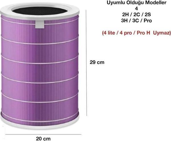 iaomi Mi Air Purifier akıllı hava temizleyici 1h 2h 3h 1S 2S 3S Uyumlu Rfid Çipli yedek Filtre - Image 1
