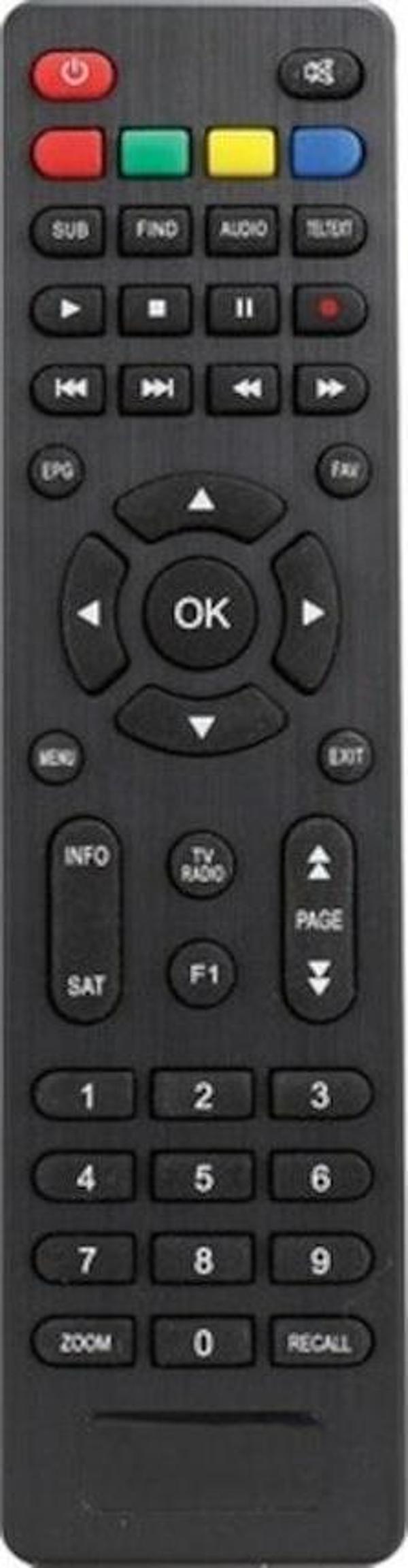 Moonstar DSR-6500 DARK Uydu Alıcı Kumandası - Image 1