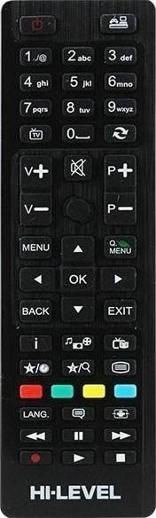 Hi-Level Hı-Level Siyah Tuşlu Lcd*led Tv Kumanda - Image 1