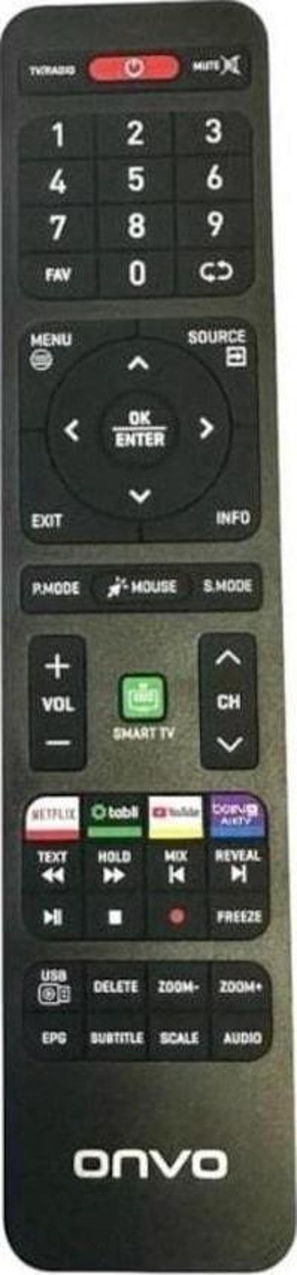 Onvo 32 Ov 6000h İle Uyumlu Android Led Smart Kumanda - Image 1