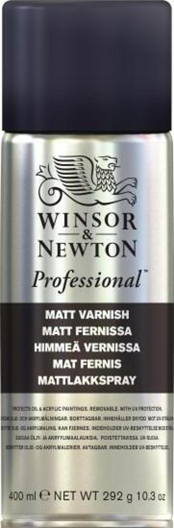 Winsor & Newton Matt Varnish 400ml Sprey Mat Vernik / 981 - Image 1