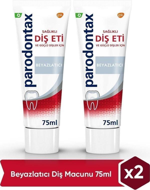 Parodontax Beyazlatıcı Diş Macunu 75Ml X 2 Adet - Image 1