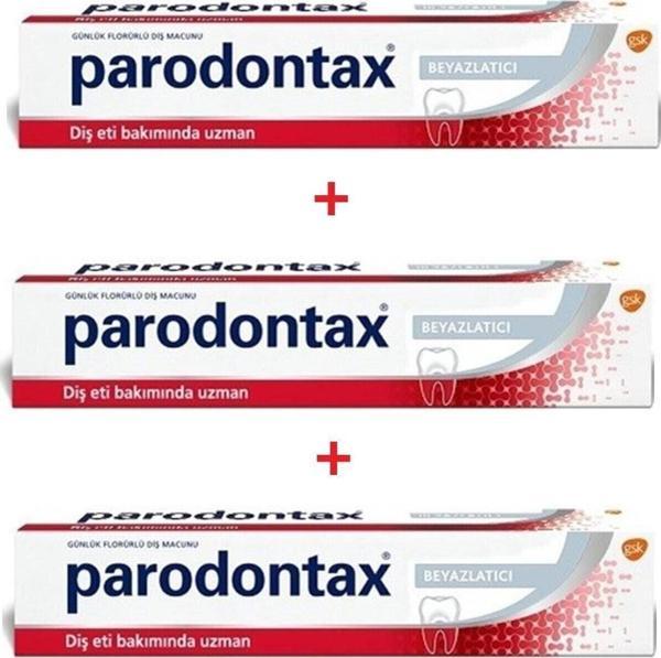 Parodontax Beyazlatıcı Diş Macunu Üçlü Set - Image 1