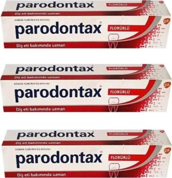 Parodontax Florürlü Diş Macunu 75 Ml X 3 Adet - Image 1