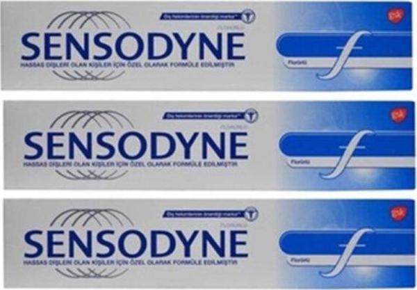 Sensodyne Florürlü Diş Macunu 50 Ml 3 Adet - Image 1