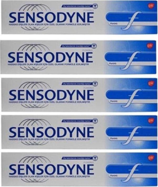 Sensodyne Florürlü Diş Macunu 50 Ml 5 Adet - Image 1