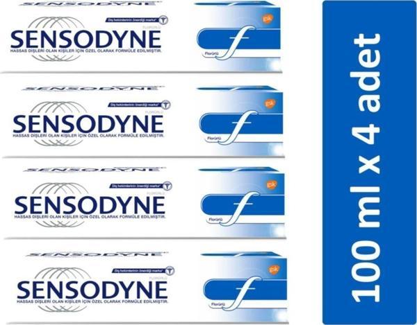 Sensodyne Florürlü F 100 Ml X 4 Adet - Image 1