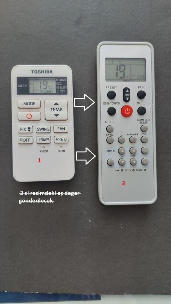 Toshiba Klima Kumandası - Image 1