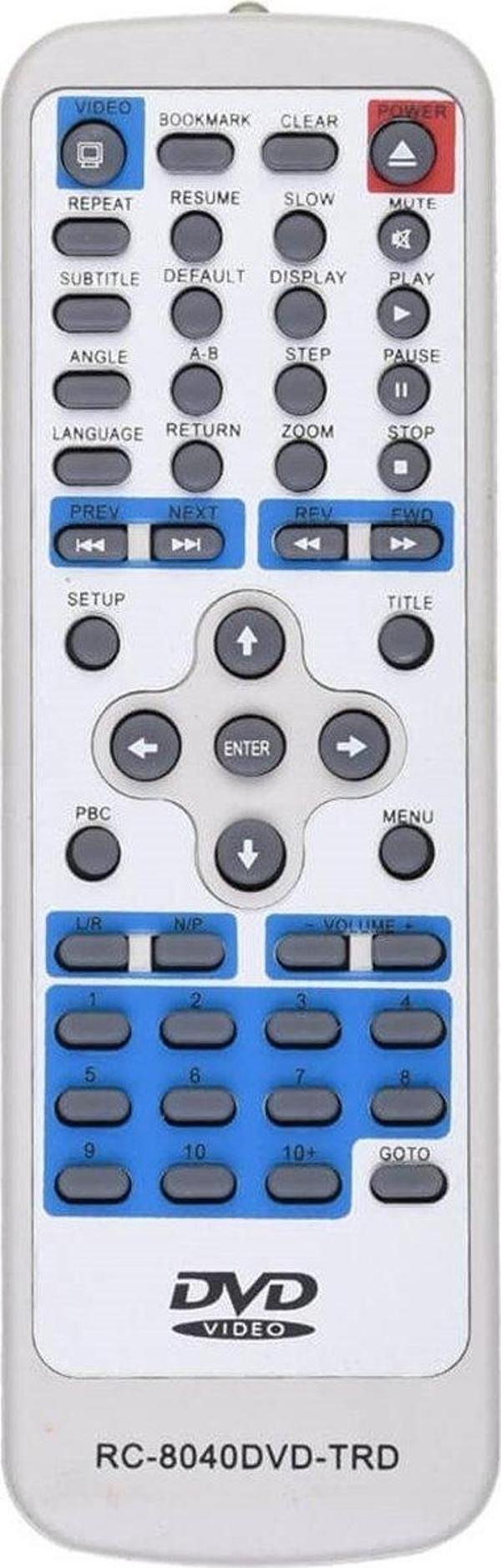 Trident Dvd Kumanda ( Rc-8040Dvd-Trd) TNX-D-3006 - Image 1