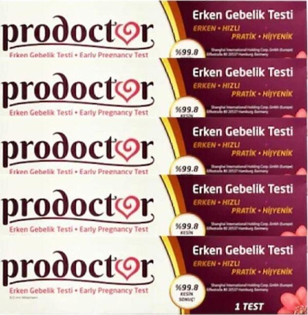 Prodoctor Erken Gebelik Testi 5 Adet - Image 1