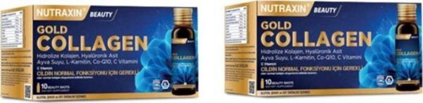 Nutraxin Beauty Gold Collagen 10X50 Ml 2 Adet - Image 1