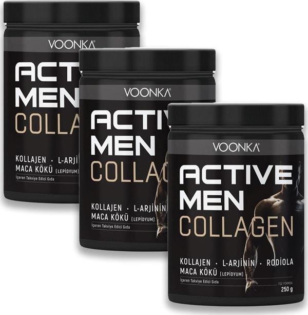 Voonka Active Men Collagen 250 Gr 3 Adet - Image 1