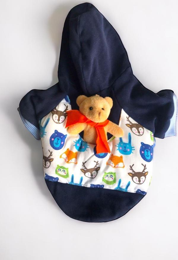Cat Teddy Roo Kapşonlu Kedi Sweatshirt (2X_Large 6,5 - 9 Kg )  - Image 1